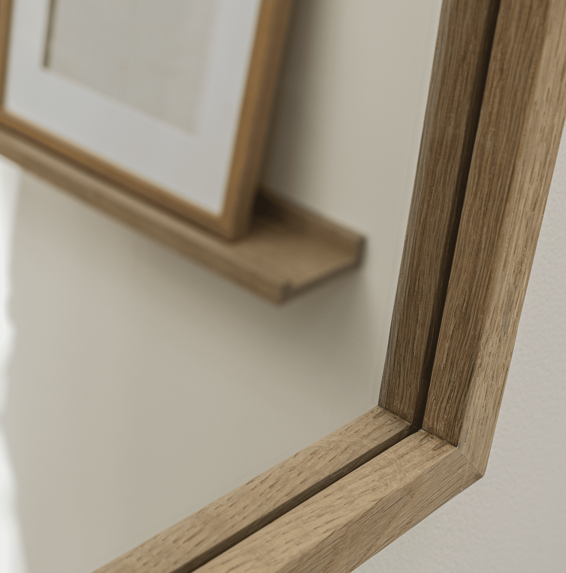 Milo mirror, beech, 42x62 cm