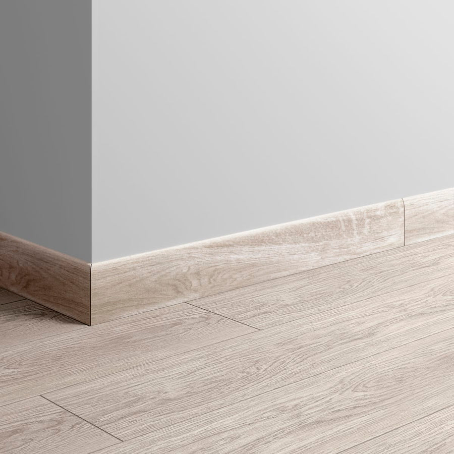 Bricocenter 2 WHITE TERK SKIRTING BOARDS 7.5X61