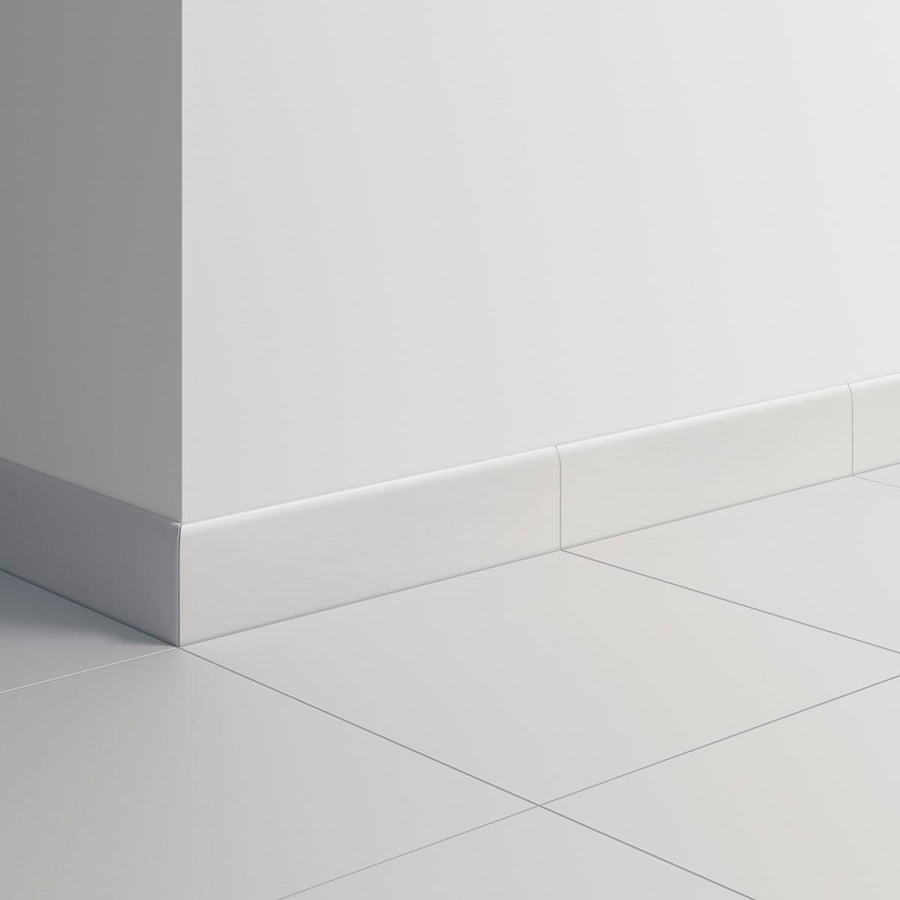 Bricocenter 18 MATT WHITE SKIRTING BOARD 8X33.3