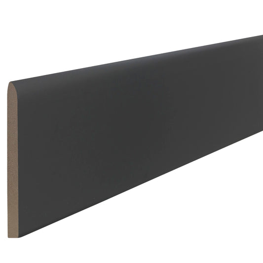 3 BLACK MATT SKIRTING BOARD 8X33.3