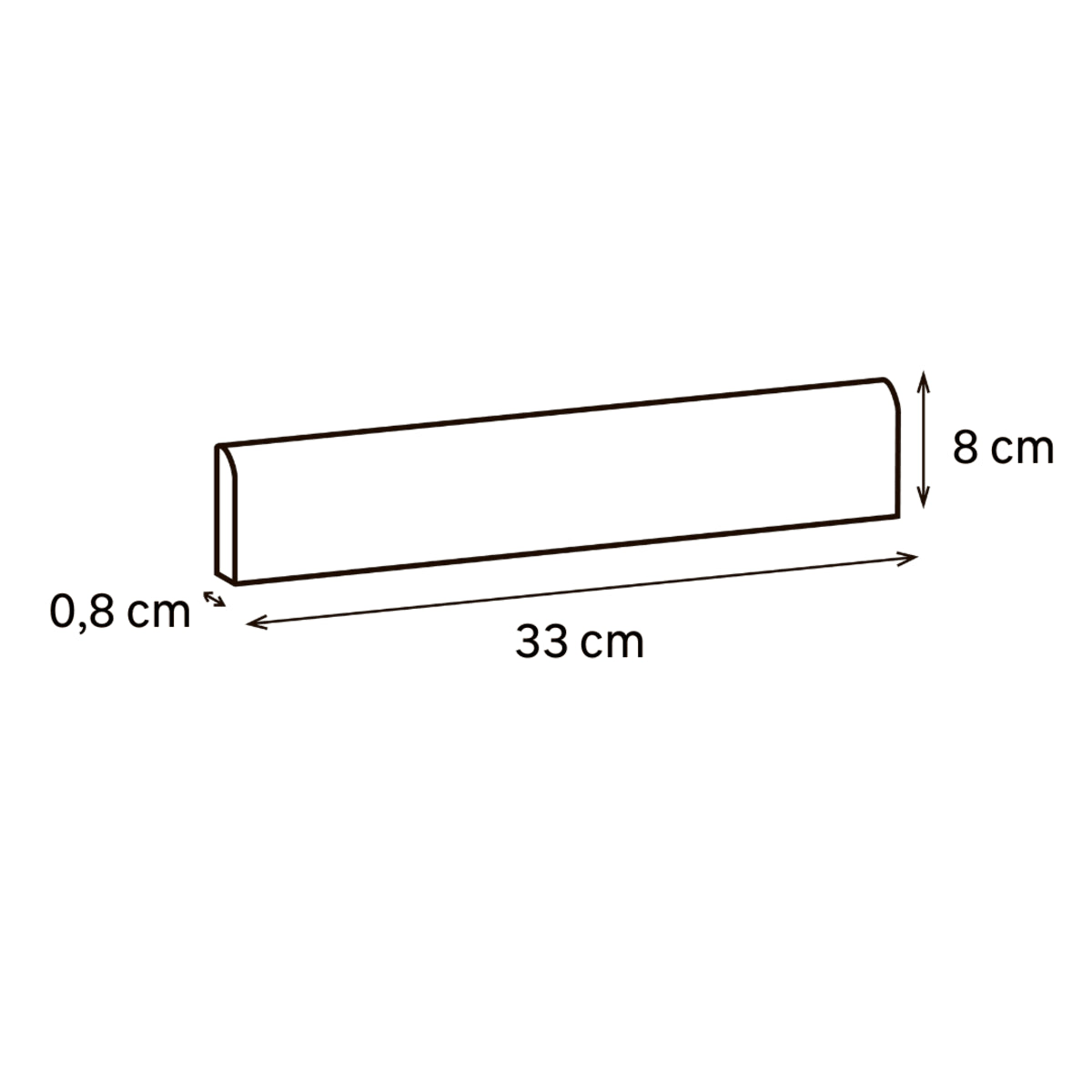 18 GREY TUNDRA SKIRTING BOARD 8X33.3