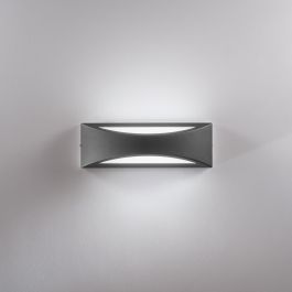 WEISS ALUMINIUM WALL LIGHT BLACK 36X12X11,3 CM LED 16W CCT IP65