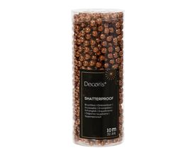 BROWN PLASTIC PEARL GARLAND 1