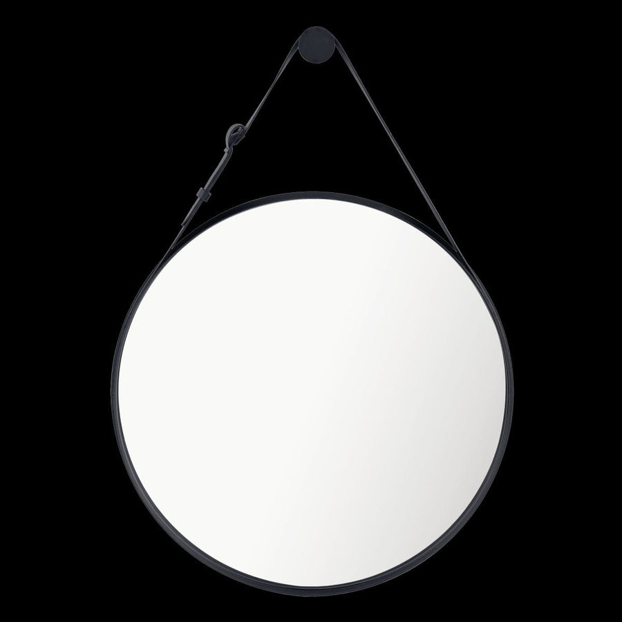 Bricocenter BLACK METAL BARBIER MIRROR 57CM