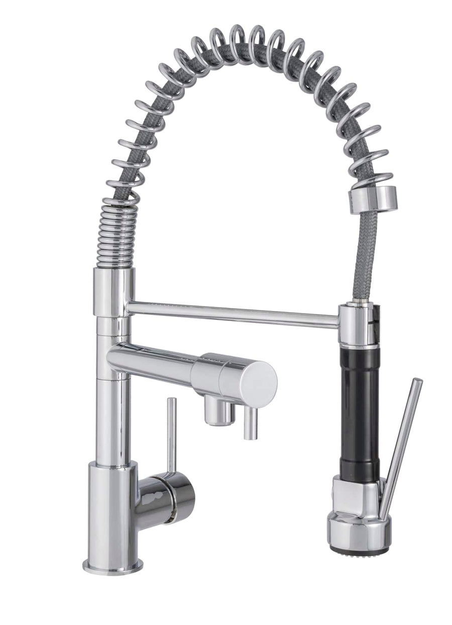 Bricocenter CANDY/ALAIN SPRING-LOADED SINK MIXER WITH CHROME HAND SHOWER