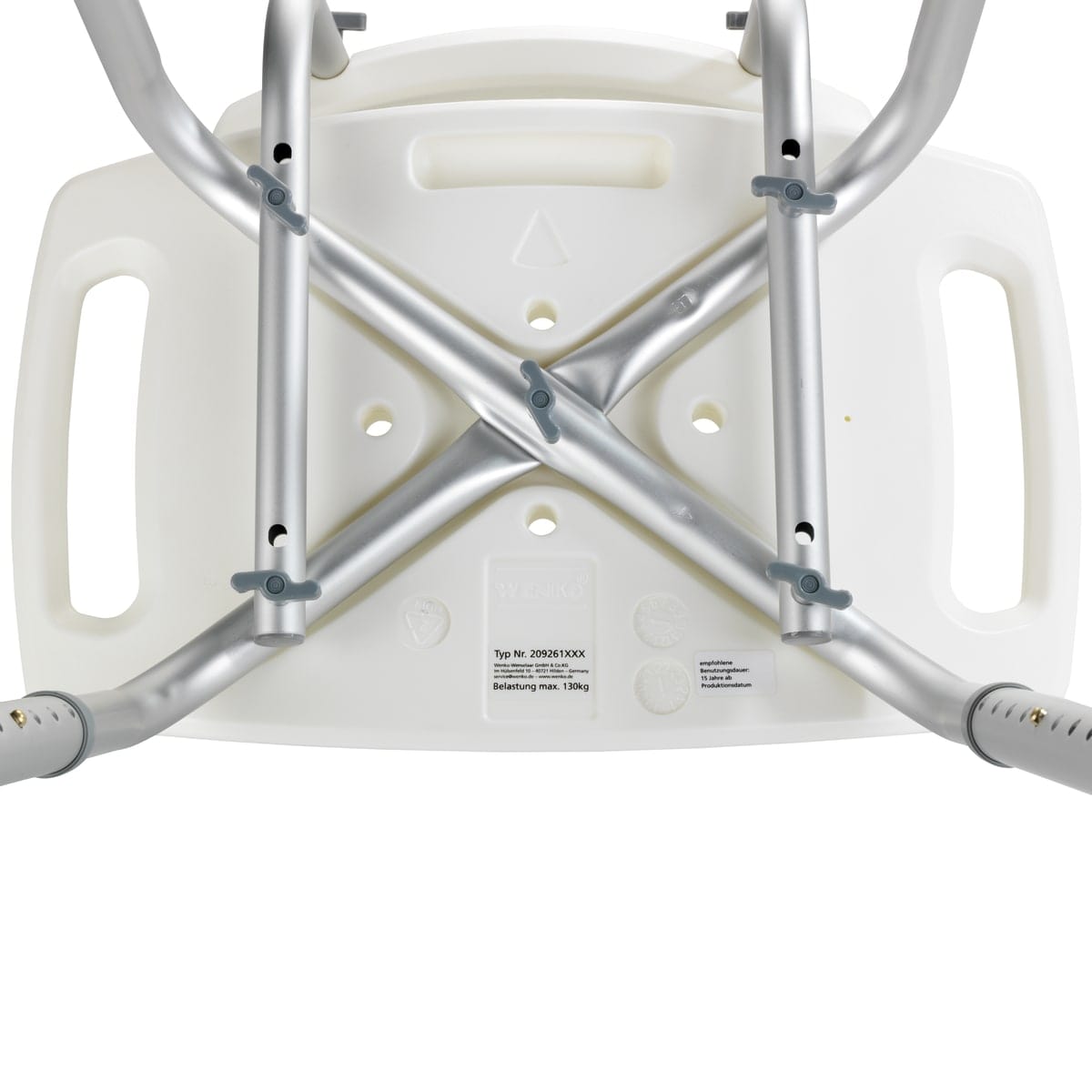 Bricocenter STOOL WITH BACKREST FOR SHOWER