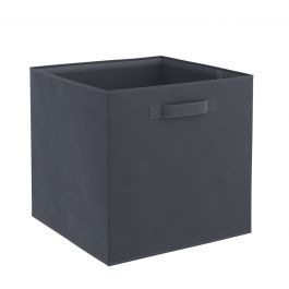 KUB SPACEO BASKET W31xD31xH31CM IN BLACK FABRIC