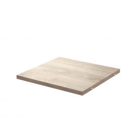 SPACEO KUB L32.7xP31.5x1.6CM WOODEN SIDDLE IN OAK COLOUR