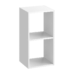 2 SPACEO KUB L70.5xP31.7xH36CM WOOD CUBS WHITE
