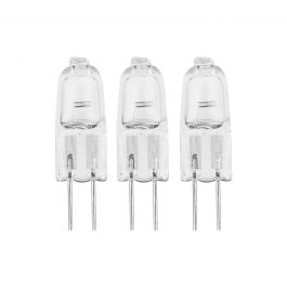 3 G4 HALOGEN BULBS =20W