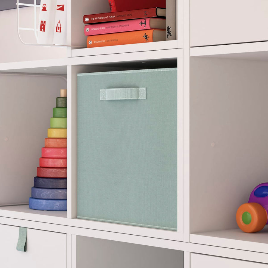 CESTA SPACEO KUB L31xP31xH31CM IN TESSUTO COLORE LAGUNA
