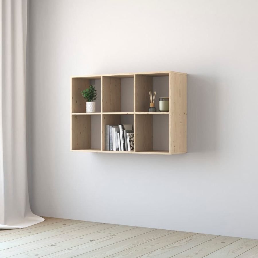 Bricocenter 3X2 SPACEO KUB W105xP31.7xH70.5CM PINE WOOD CUBES