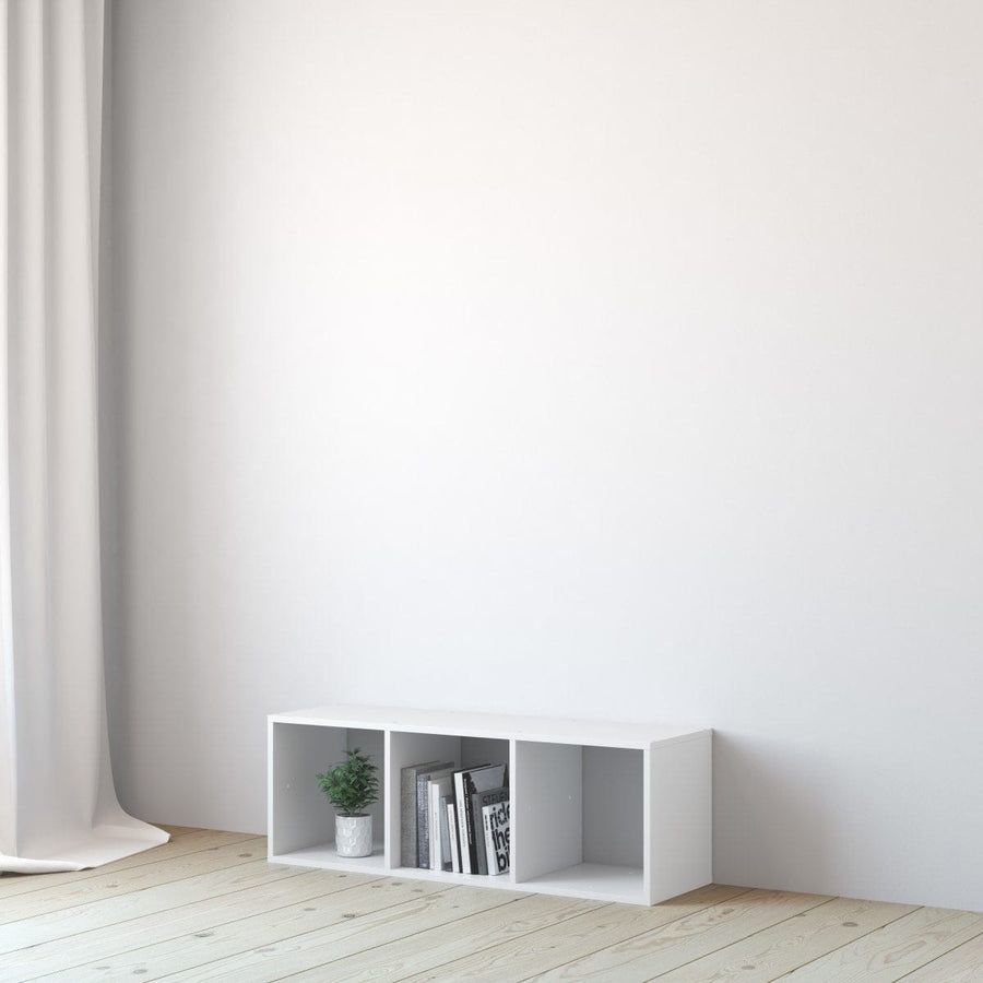 Bricocenter 3 SPACEO KUB L105xP31.7xH36CM WOOD CUBS WHITE