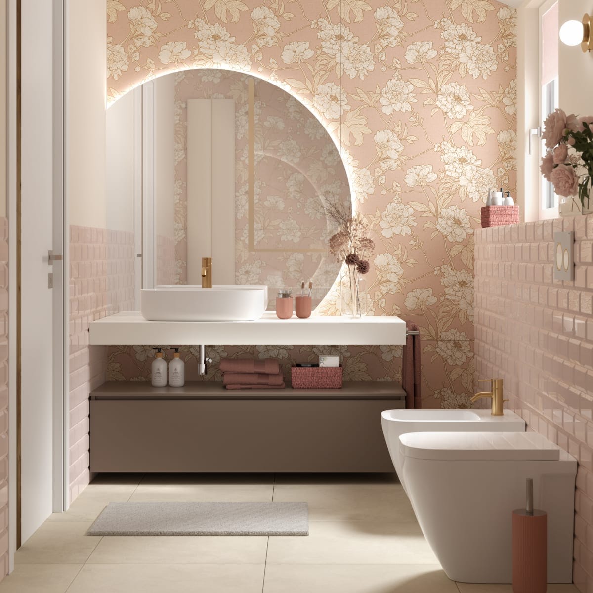 Bricocenter MISCELATORE LAVABO ALTO TAYRONA SENZA SCARICO ORO SPAZZOLATO