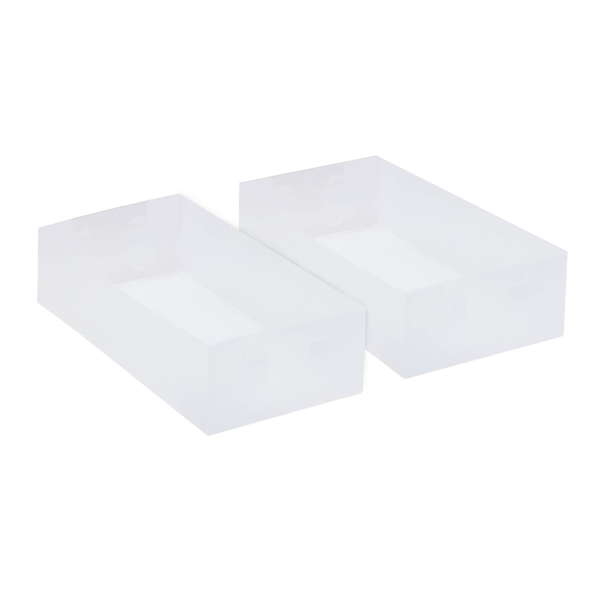 2 ORGANISERS FOR MEDIUM DRAWER 30x15,5x8h