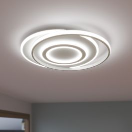 CEILING LIGHT EMINGO METAL WHITE D48 CM LED 100W CCT DIMMABLE