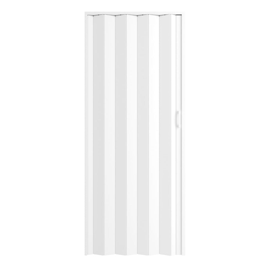 Bricocenter MATT WHITE PVC PIA FOLDING DOOR 85X214CM MAGNETIC LOCK
