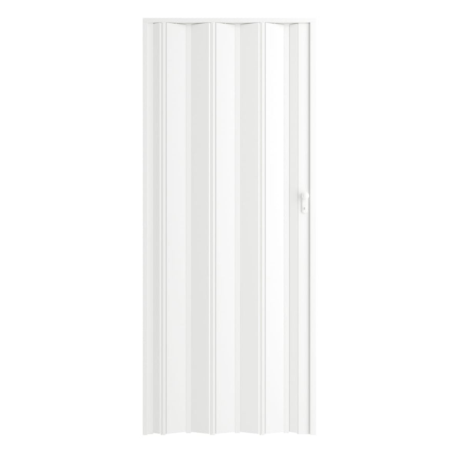 Bricocenter DARIA OPAQUE WHITE PVC FOLDING DOOR 85X214CM KEY LOCK