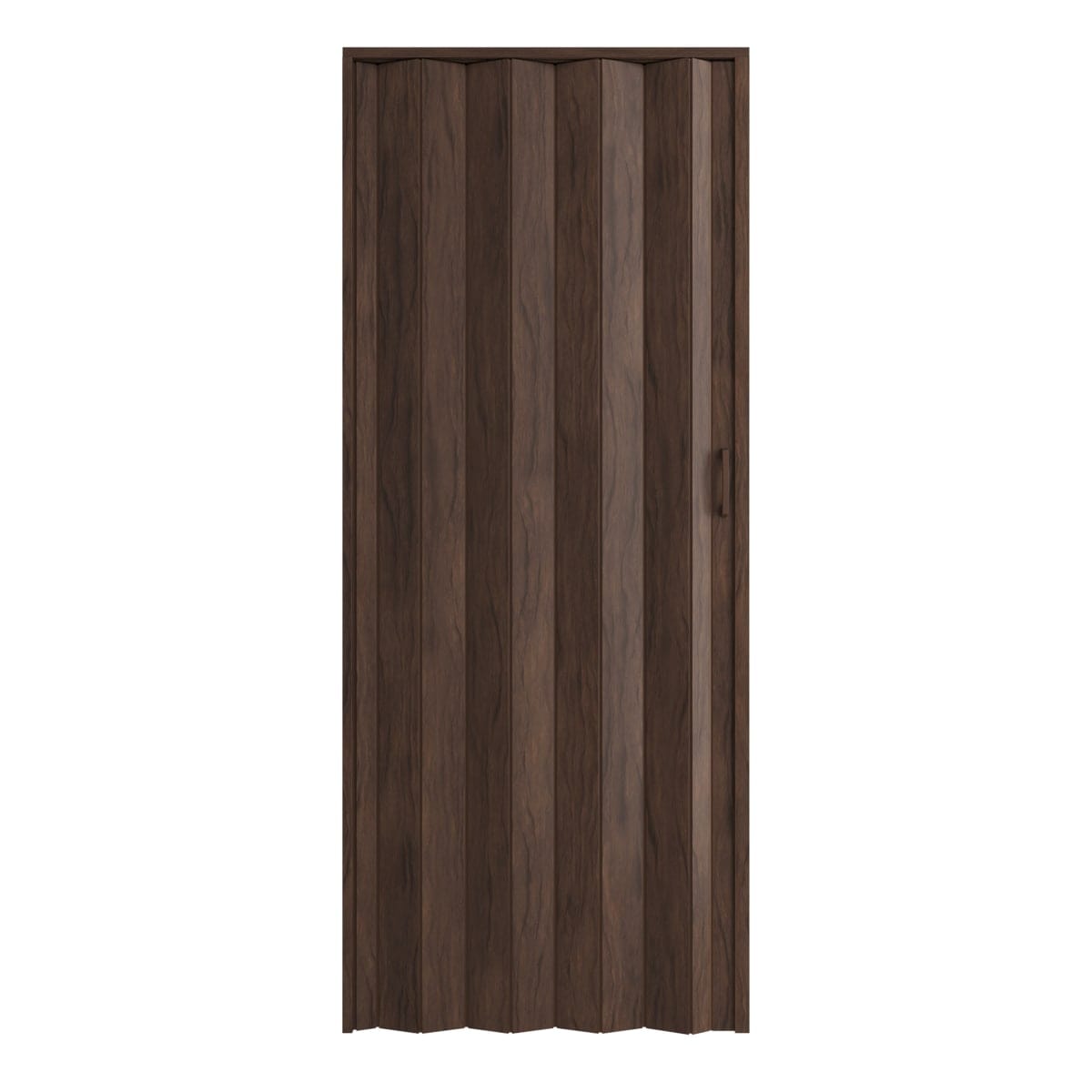 Bricocenter WALNUT PVC PIA FOLDING DOOR 85X214CM MAGNETIC LOCK