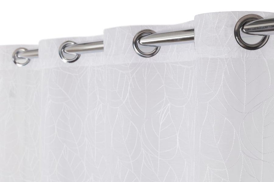 Bricocenter AUTUMN WHITE FILTER CURTAIN 140X280 CM