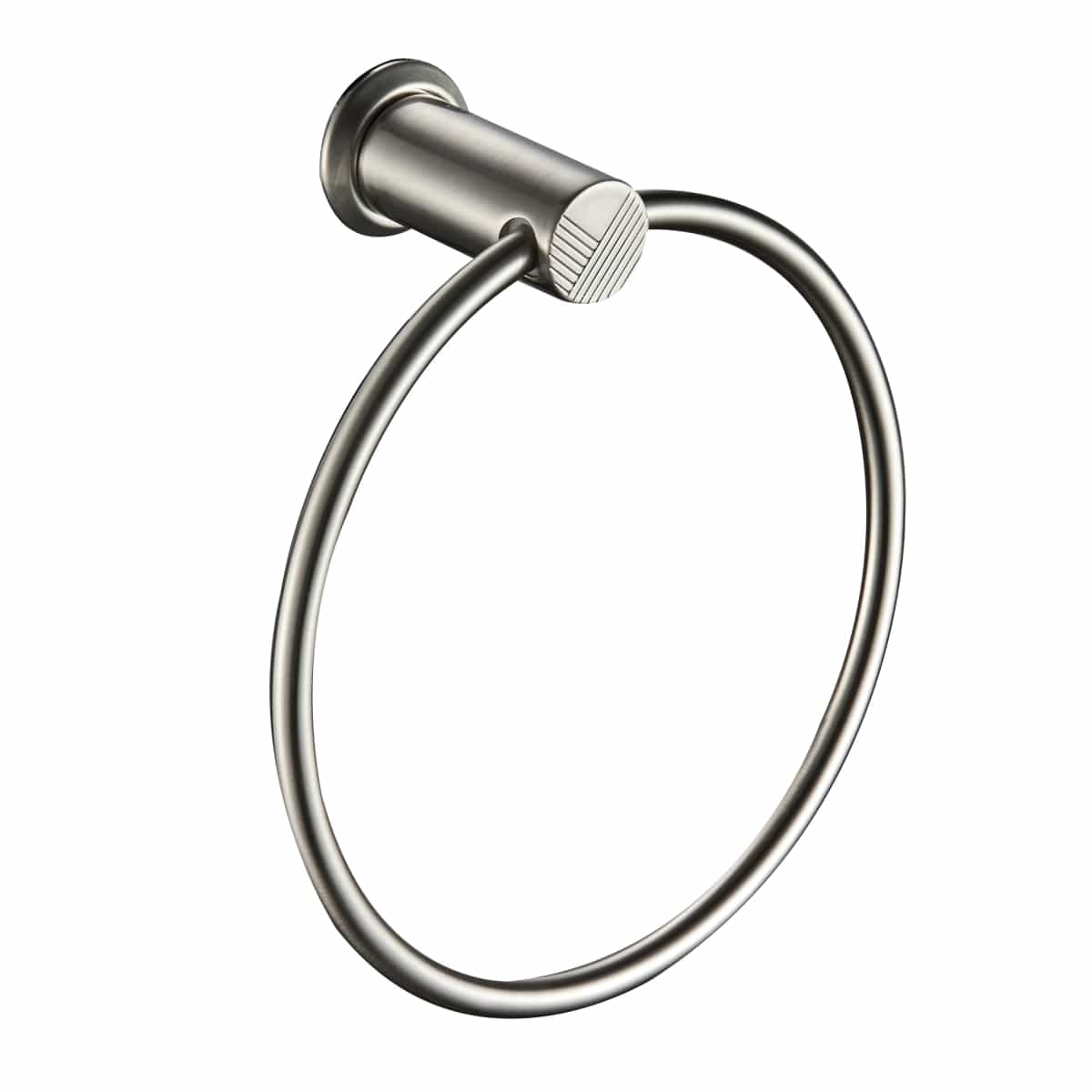 TOWEL HOLDER RING SCREWS EASY SENSEA SATIN FINISH