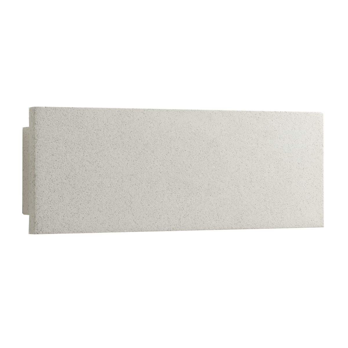 Bricocenter WALL LIGHT PARKER CONCRETE WHITE 30X10,2X4,5CM LED 8W NATURAL LIGHT IP65