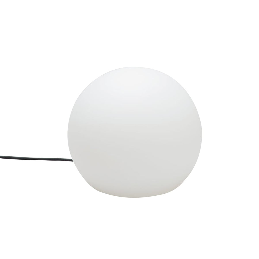 Bricocenter BULY LAMP PLASTIC WHITE D30 CM E27=25W COLD LIGHT IP65