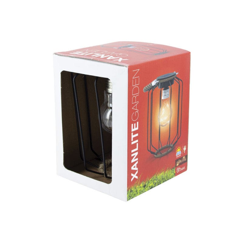 Bricocenter SOLAR LANTERN SORETRO METAL AND ROPE LED WARM LIGHT IP44