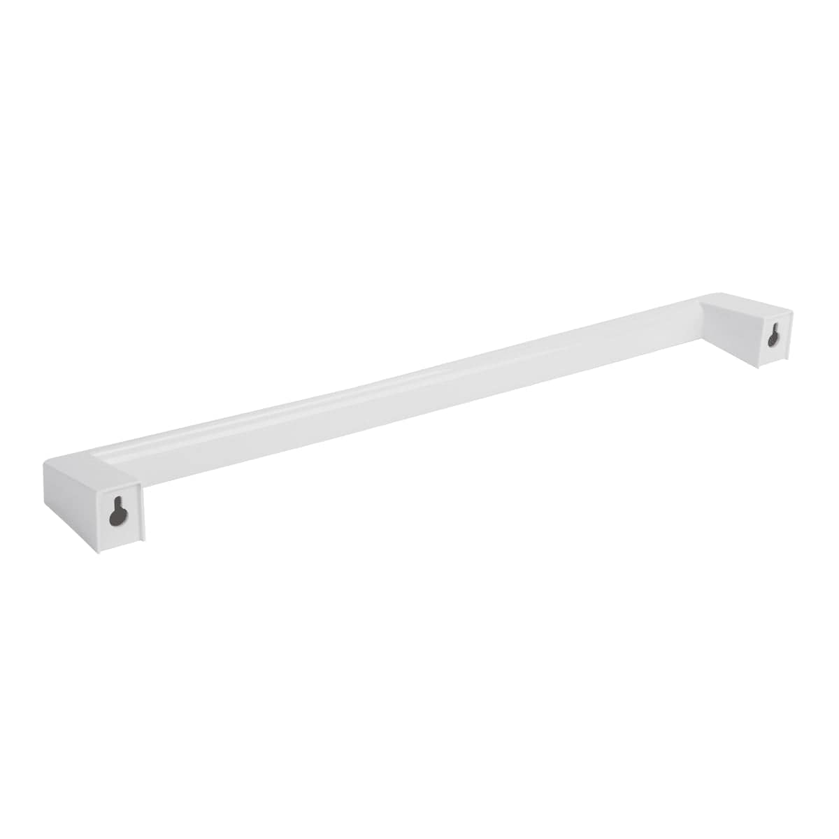 Bricocenter TOWEL HOLDER L 55 CM SCREWS FUNKY WHITE PLASTIC