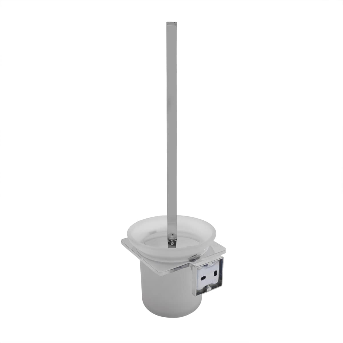 Bricocenter SCREW TOILET BRUSH HOLDER QUADDRO SENSEA CHROME