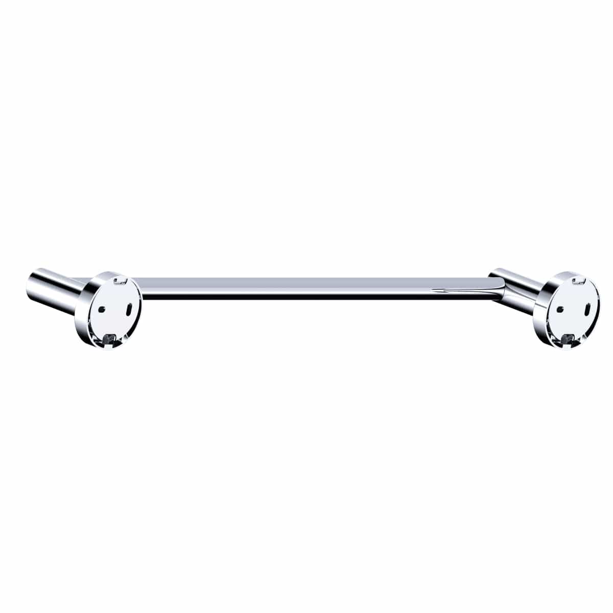 Bricocenter TOWEL RACK L 45 CM SCREWS OR ADHESIVE 3M STYLE SENSEA CHROME