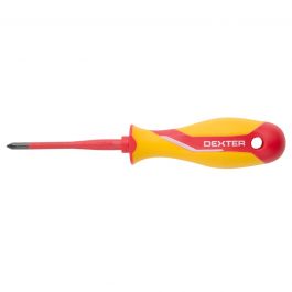 DEXTER INSULATED CROSSHEAD SCREWDRIVER, PH MARK 1X80MM, CHROME VANADIUM