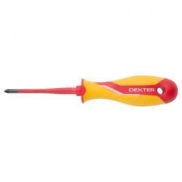 DEXTER INSULATED STAR SCREWDRIVER, POZIDRIV RECESS PCS1X80, CHROME VANADIUM
