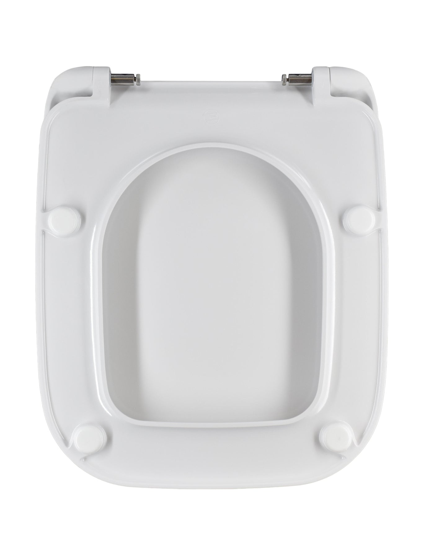 Patterned toilet seat cover / specific rectangular white heat-retaining top-mounted cover