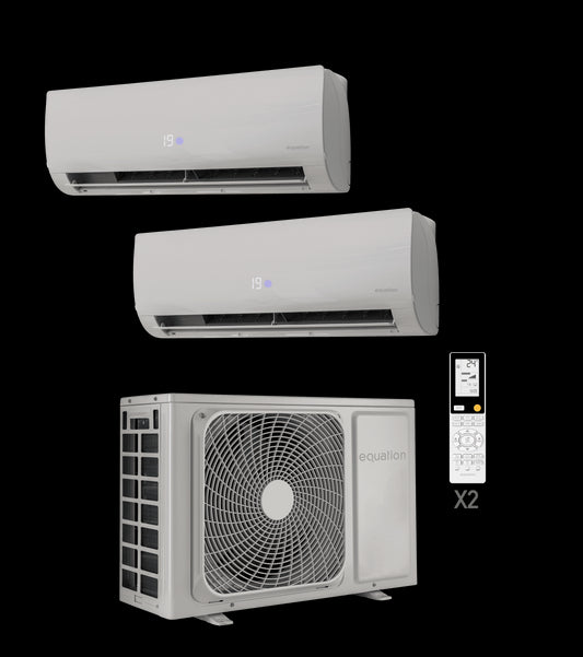 Dual Equation Virtus 9+12 btu air conditioner class A+++/A++