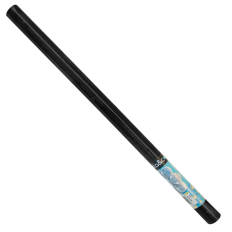 Glossy black adhesive film, 2 m x 67.5 cm