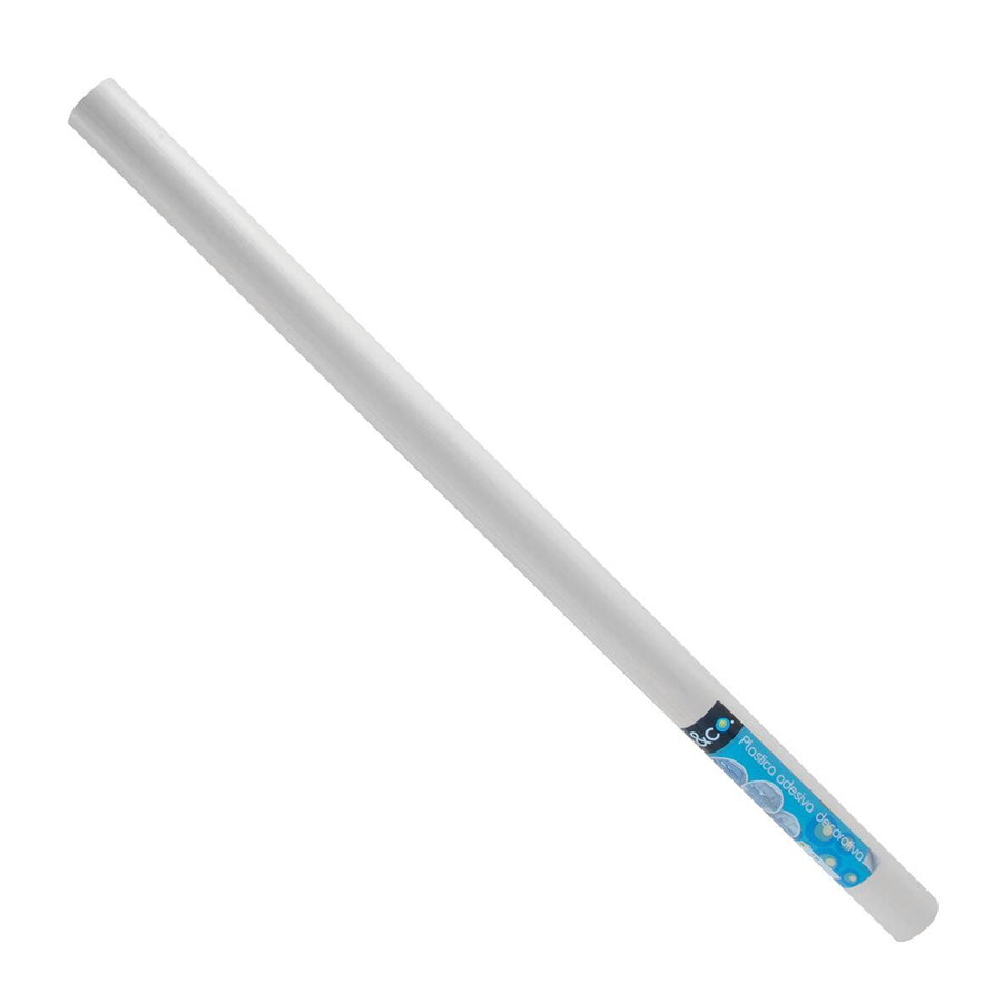 Glossy white adhesive film, 2 m x 67.5 cm