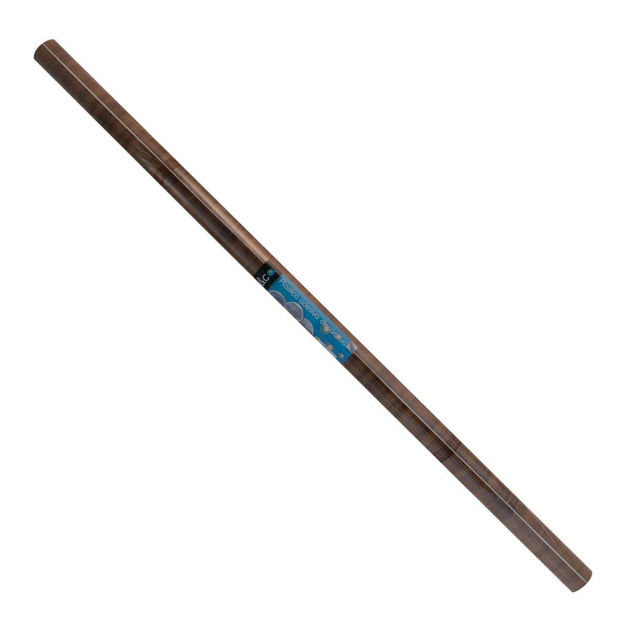 Walnut-coloured adhesive film, 2 m x 90 cm