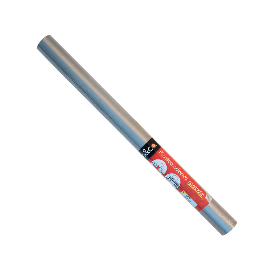 Satin-finish steel adhesive film, 1.5 m x 45 cm