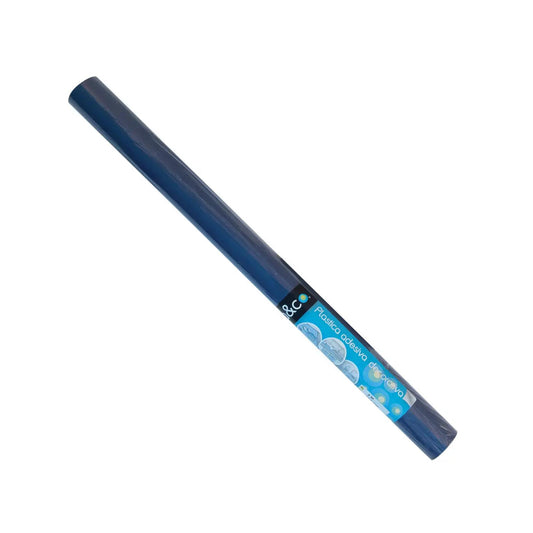 Matt dark blue adhesive film, 2 m x 45 cm