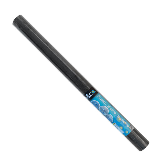 Matt black adhesive film, 2 m x 45 cm