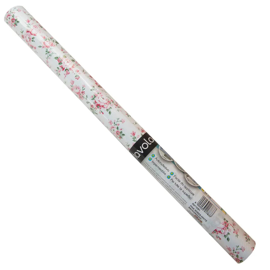 Adhesive film with small roses, 2 m x 45 cm
