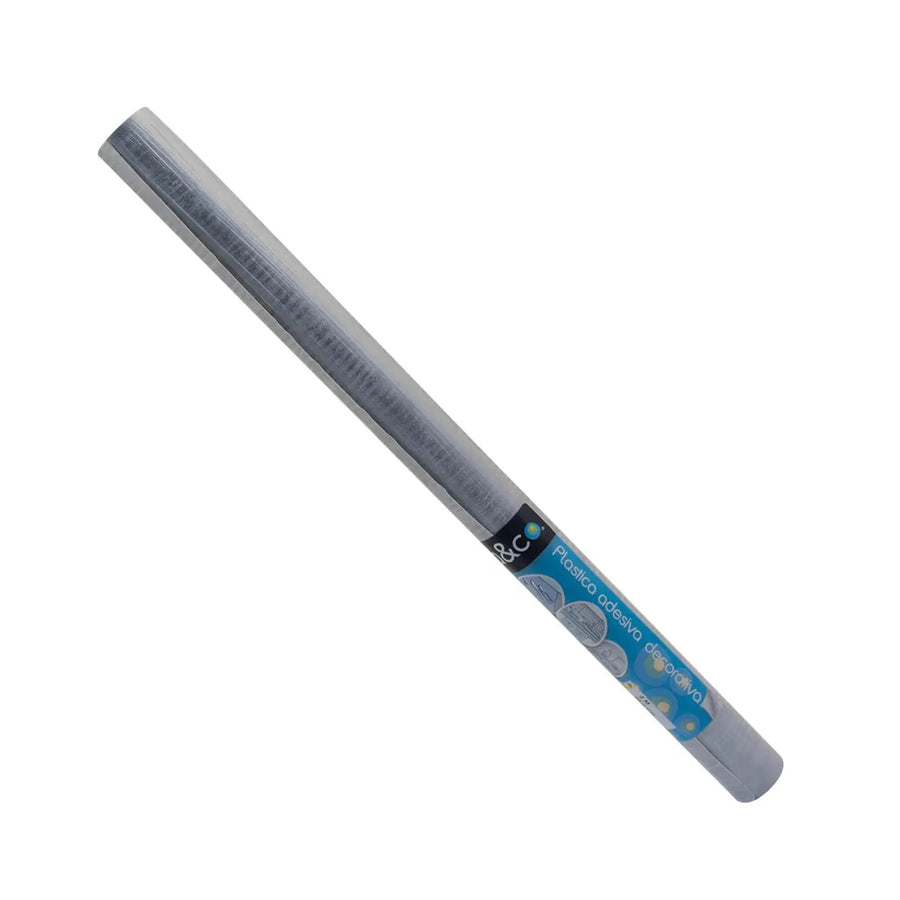 Silver adhesive film, 2 m x 45 cm