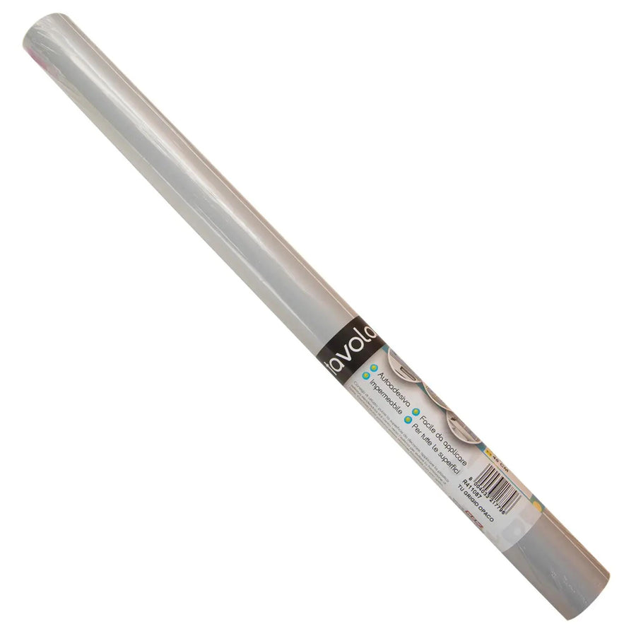 Matt grey adhesive film, 2 m x 45 cm