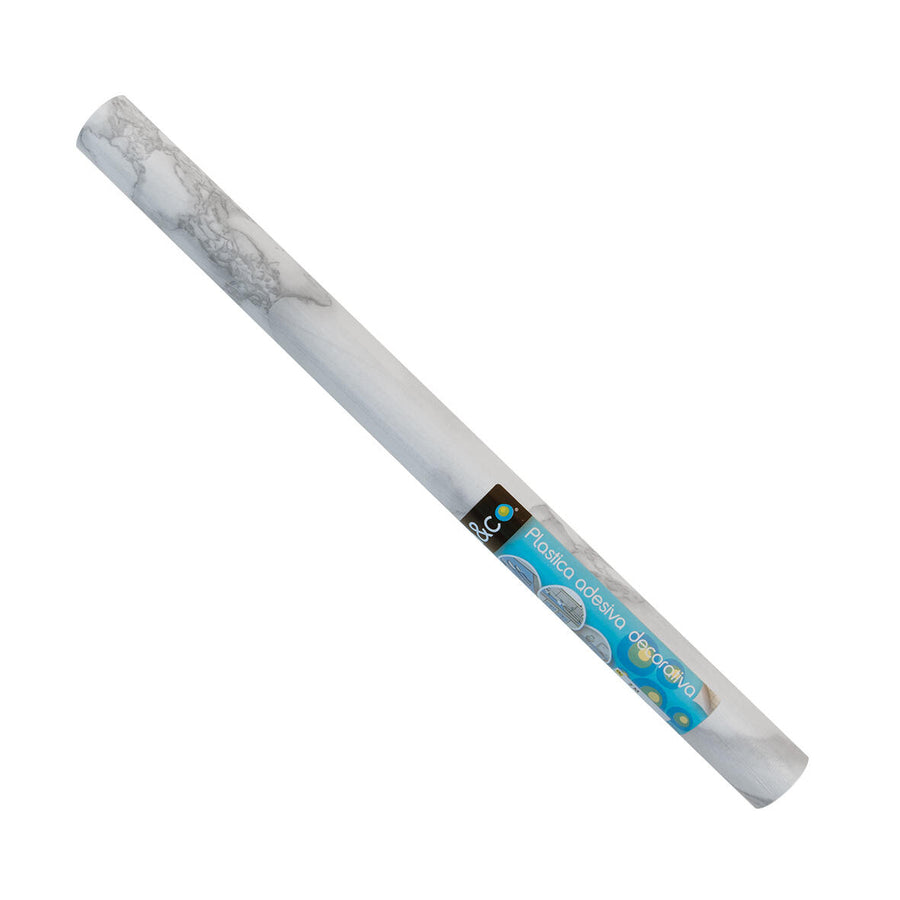 White marble adhesive film, 2 m x 45 cm