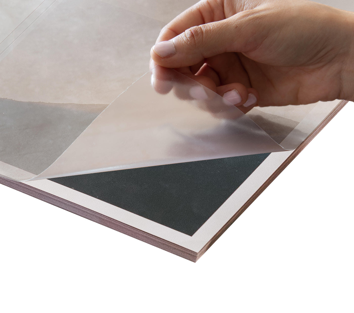 Transparent glossy adhesive film, 2 m x 45 cm