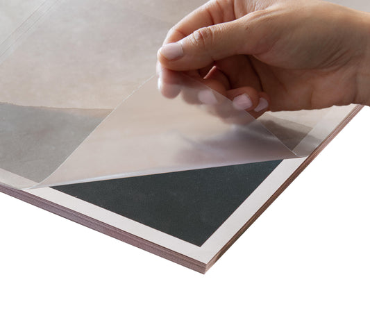 Transparent glossy adhesive film, 2 m x 45 cm
