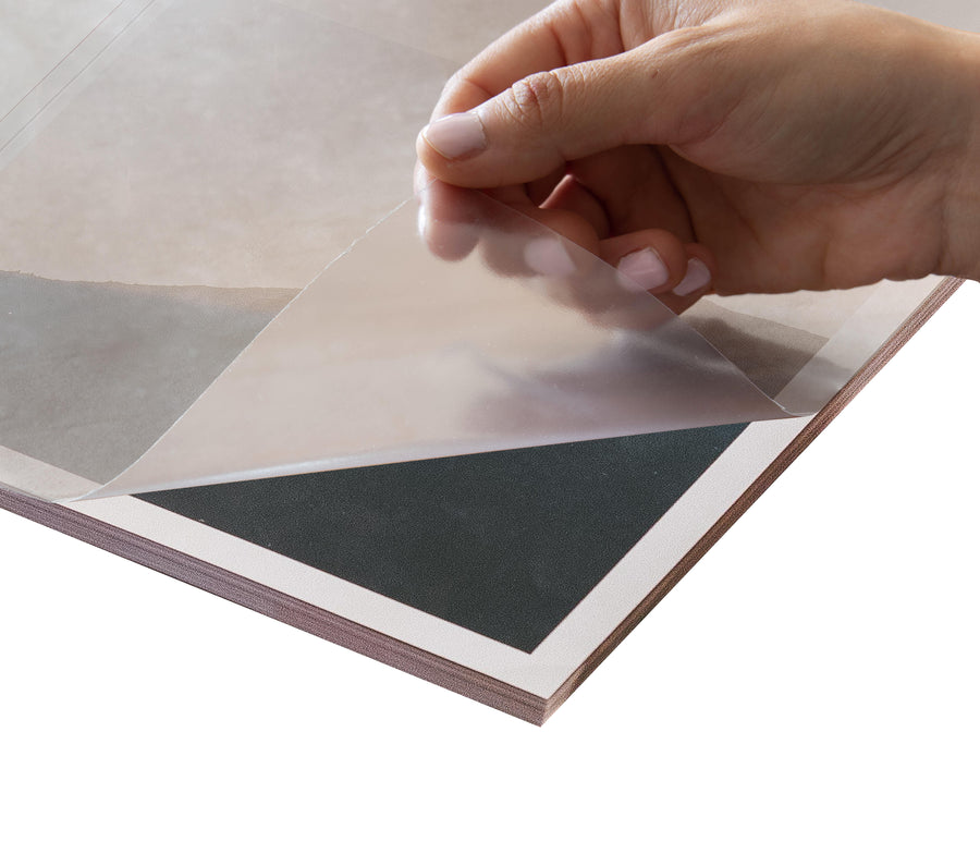 Transparent glossy adhesive film, 2 m x 45 cm