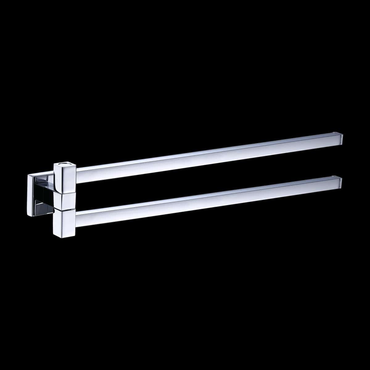 Bricocenter TOWEL HOLDER DOUBLE JOINT QUADDRO CHROME