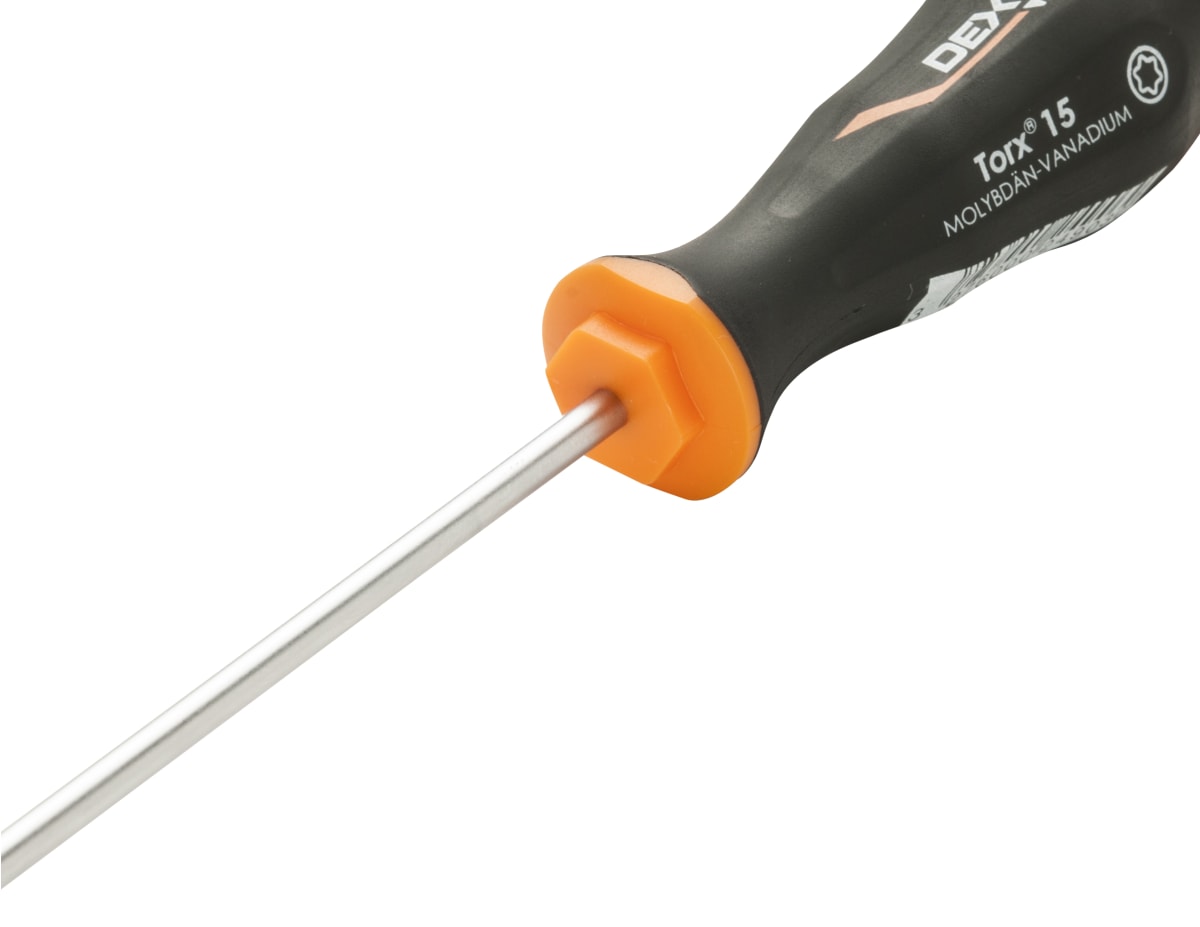 DEXTER PRO TORX SCREWDRIVER, T15X97MM IMPRINT, MOLYBDENUM VANADIUM